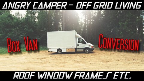 Iveco Daily Box Van Conversion - FRAMES for ROOF WINDOWS