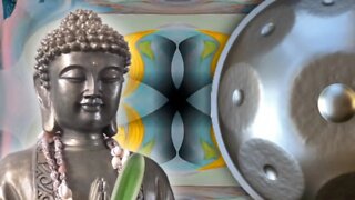 Hang Drum Solo Meditation Music - Relaxing music for stress relief - (Hand Pan) - Yoga Music