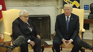 President Trump Meets with Dr. Henry Kissinger