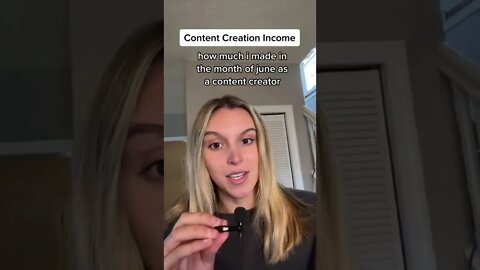 How much i made as a content creator on TikTok (ugc content creator, user generated content #shorts