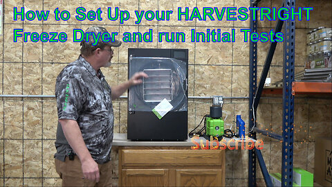 How to set up your HARVESTRIGHT Freeze Dryer and Perform Initial Tests