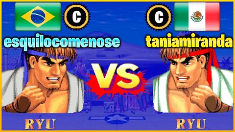 Street Fighter II': Champion Edition (esquilocomenose Vs. taniamiranda) [Brazil Vs. Mexico]