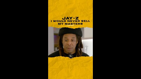@jayz I would never sell my masters