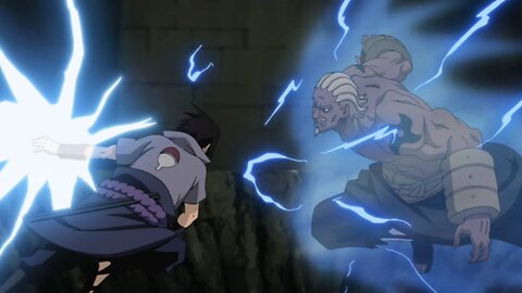 sasuke attacks the kage summit _ Raikage vs Sasuke at 5 Kage summit