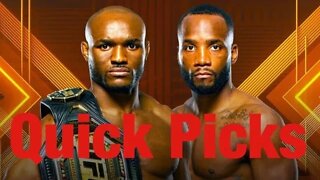 UFC 278 Quick Pick Predictions