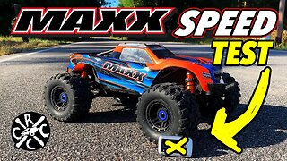 How Fast Is The Traxxas Maxx? Speed Tested on 3S & 4S LiPo