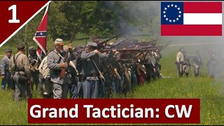 [v0.8719] Grand Tactician: The Civil War l Confederate 1861 Campaign l Part 1