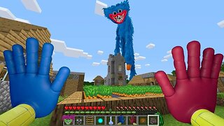 I Prank My Friends as Huggy Wuggy in Minecraft