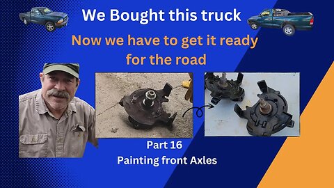 How to paint front axles on Dodge Dakota