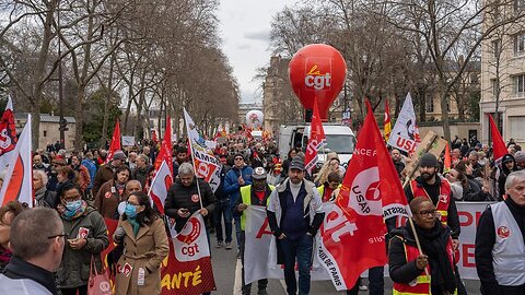 LIVE: Paris / France - Rally against Macron’s pension reforms - 23.03.2023