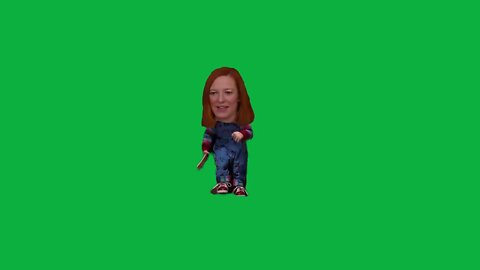 Spaceforce jen chucky green scree