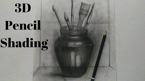 3D Still Life Drawing || Tutorial || Pencil Shading Sketching Technique || S Kamal Craft and Craft