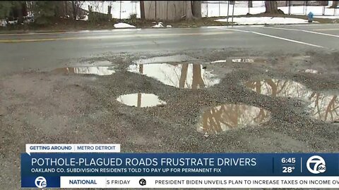Residents frustrated as potholes get worse in neighborhoods
