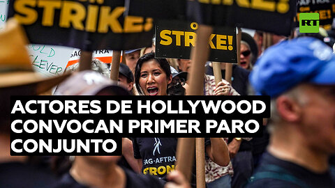 Actores y guionistas de Hollywood convocan primer paro conjunto en la industria desde 1960