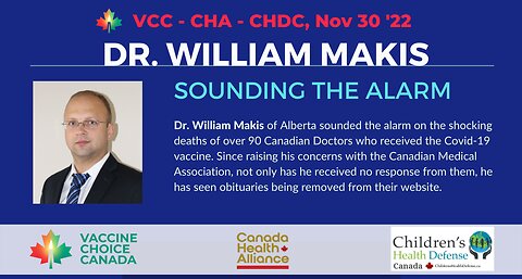 Dr. William Makis - Sounding the Alarm