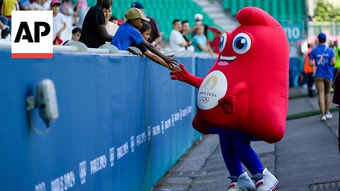 Olympic Phryge mascot can be seen all over Paris during the Olympics| CN