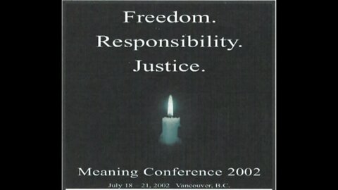 Symposium on Forgiveness | S1P2 | Meaning Conference 2002
