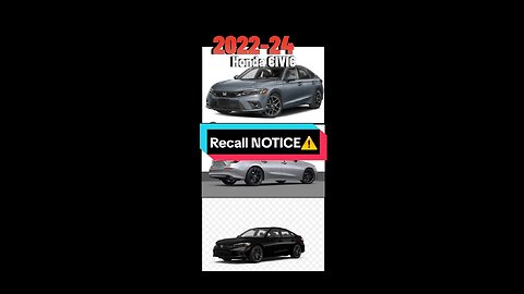RECALL ALERT ⚠️ (2022-24 HONDA CIVIC) Steering Rack incorrectly assembled...