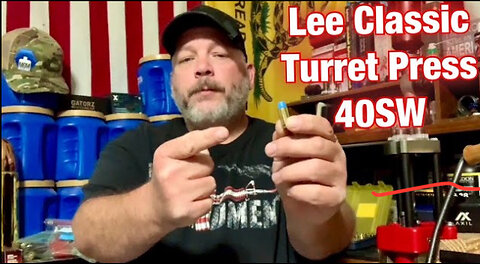 Reloading 40sw on the Lee Classic Turret Press