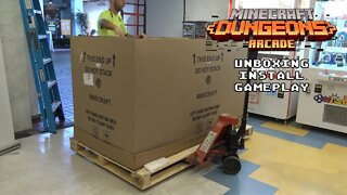 Unboxing & Installing A Minecraft Dungeons Arcade Machine