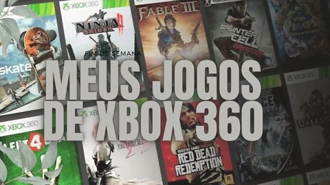 Xbox 360 meus jogos de mídia física #shorts