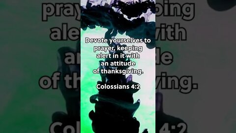 Is Prayer Optional? * Colossians 4:2 * Today’s Verses