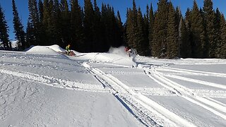 Snowmobiling Saddle Mountain / Wyoming / 2023