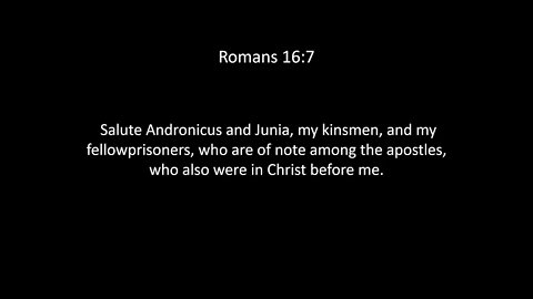 Romans Chapter 16