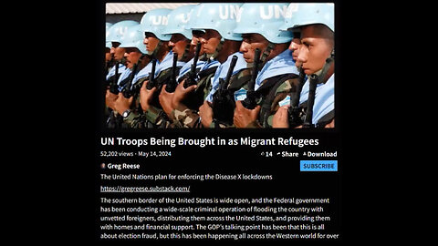BREAKING: UN Troops To Be Used Inside The US For Civil Unrest