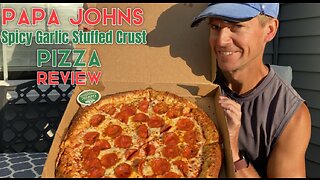 Papa John’s Spicy Garlic Stuffed Crust Pizza Review