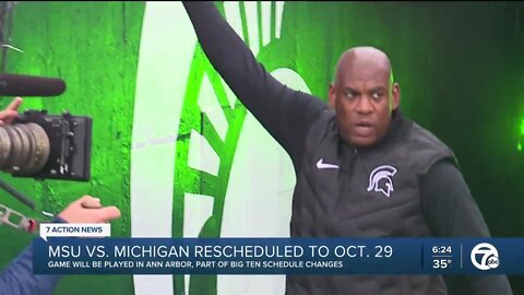 Michigan State vs. Michigan game will now be Oct. 29 in Ann Arbor after Big Ten shifts schedule