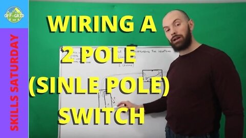 How to wire a single pole light switch - Residential Electrical Work