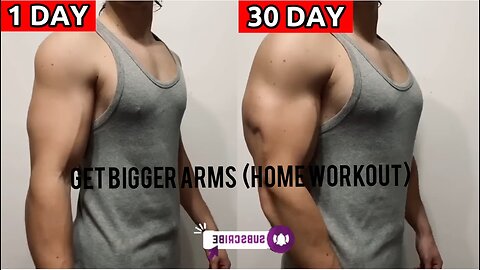 GET BIGGER ARMS IN 30 DAYS (HOME WORKOUT)