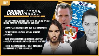 CrowdSource Podcast Live: Satanic Panic, UK Smoking Ban, Russell Brand, Gov. Newsom Win!, & Anti-Car