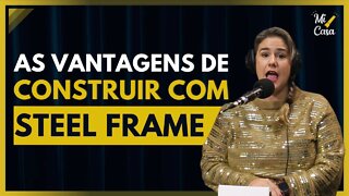 Quer CONSTRUIR casas de STEEL FRAME? Descubra as vantagens com a Dama do Gesso | Cortes do Mi Casa