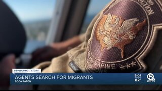 Agents searching for migrants in Boca Raton