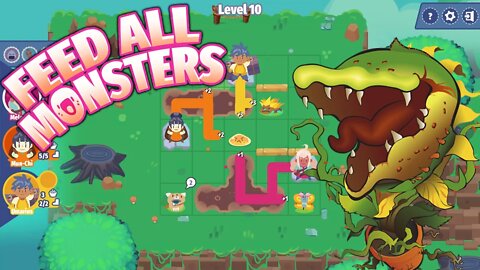 Feed All Monsters - Delicious Delivery Puzzles