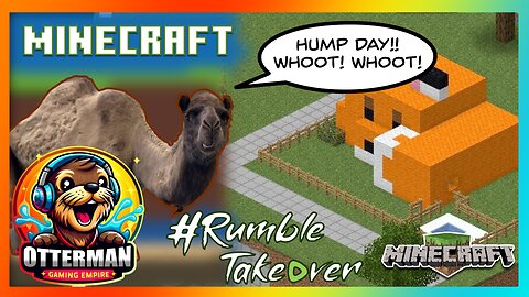 Hump Day Minecraft WHOOT! WHOOT! | The New Server #RumbleTakeover