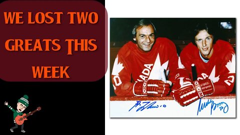We Lost Two Of The Greats This Week - Mike Bossy and Guy LaFleur