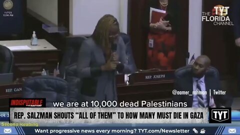 Republican Michelle Salzman wants all Palestinians dead in GAZA