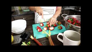 How to Make Strawberry Rhubarb Jam (Bonus Canning Recipe)
