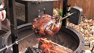 Rotisserie Chicken Santa Maria Style on Gabby's Grill