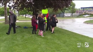 Students walk out of high school over sexual assault allegations with support of parents