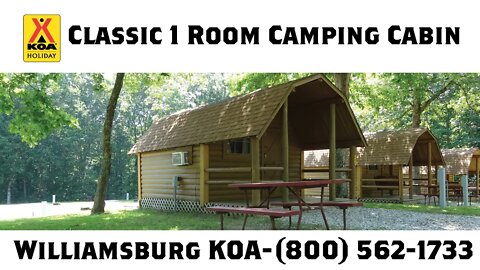 360 Tour of the Couples Cabins at Williamsburg / Busch Gardens Area KOA