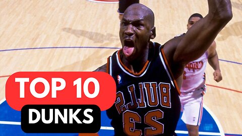 MICHAEL JORDAN Top 10 Dunks | Career Highlights