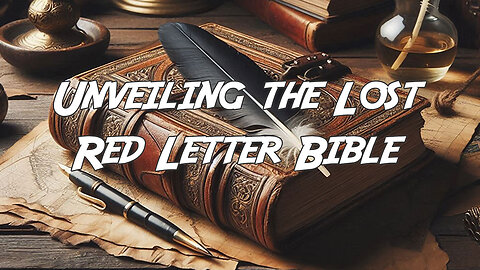 Unveiling the Lost Red Letter Bible