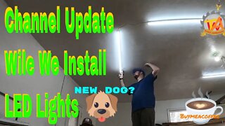 Updating Lighting in garage and Update Video