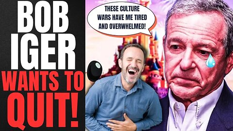 Disney CEO Bob Iger WANTS TO CALL IT QUITS | Woke CEO Says He Is EXHAUSTED And OVERWHELMED!