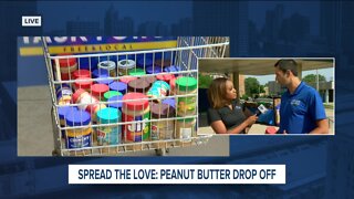 Hunger Task Force on 'Spread The Love' peanut butter drop off