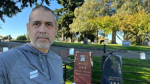 Bruce Lee Gravesite Lakeview Cemetery Seattle, WA - The Obelisk Energy Link to the Bosnian Pyramids?